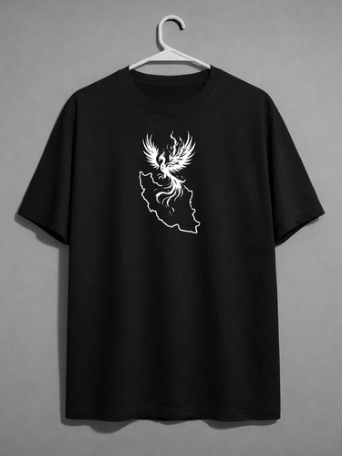 تیشر مشکی طرح ایران جاوید طرح اختصاصی