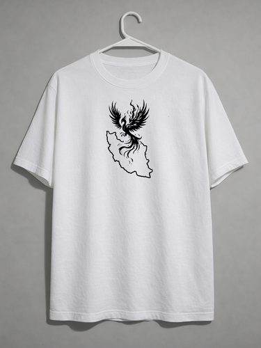 تیشر سفید طرح ایران جاوید طرح اختصاصی